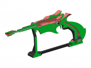 Klingon Disruptor - Star Trek - Printable - STL OBJ CAD bundle - Commercial 3Dプリントモデル