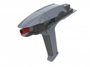 Into Darkness Phaser - Star Trek - Printable - STL OBJ CAD bundle - Commercial Use Modello di stampa 3D