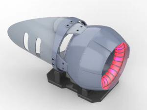 Hand Cannon - Star Trek Discovery - Printable - STL OBJ CAD bundle - Commercial Use 3D Print Model