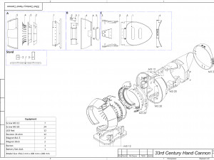 Hand Cannon - Star Trek Discovery - Printable - STL OBJ CAD bundle - Commercial Use Modelo de impresión 3D