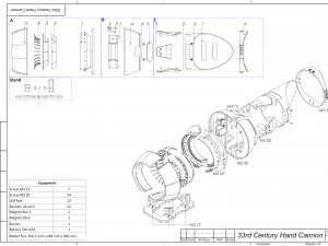 Hand Cannon - Star Trek Discovery - Printable - STL OBJ CAD bundle - Commercial Use 3D Print Model