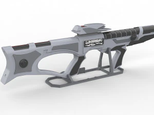 EVA Phaser Rifle - Star Trek First Contact - Printable - STL OBJ CAD bundle - Commercial 3D Print Model