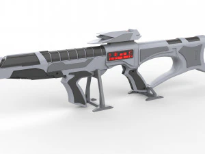 EVA Phaser Rifle - Star Trek First Contact - Printable - STL OBJ CAD bundle - Commercial 3D Print Model