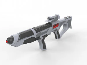 EVA Phaser Rifle - Star Trek First Contact - Printable - STL OBJ CAD bundle - Commercial 3D Print Model