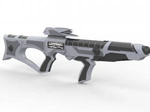 EVA Phaser Rifle - Star Trek First Contact - Printable - STL OBJ CAD bundle - Commercial 3D Print Model