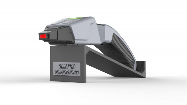 Boomerang Phaser - Star Trek - Printable - STL OBJ CAD bundle - Commercial Use 3D Print Model .c4d .max .obj .3ds .fbx .stl .blend 