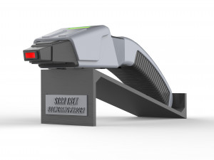Boomerang Phaser - Star Trek - Printable - STL OBJ CAD bundle - Commercial Use 3D Print Model