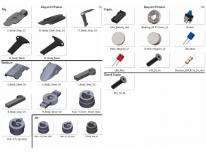 Beyond Phaser - Star Trek - Printable - STL OBJ CAD bundle - Commercial Use Model Cetak 3D