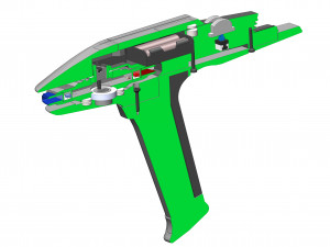 Beyond Phaser - Star Trek - Printable - STL OBJ CAD bundle - Commercial Use Model Cetak 3D