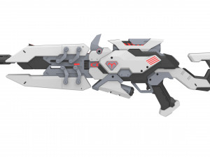 Widowmaker Talon - Overwatch - Printable - STL OBJ CAD bundle - Commercial Use 3D Baskı Modeli