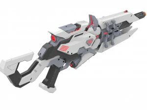 Widowmaker Talon - Overwatch - Stampabile - Pacchetto CAD STL OBJ - Uso commerciale Modello di stampa 3D