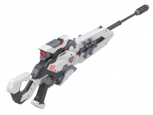 Widowmaker Talon - Overwatch - Stampabile - Pacchetto CAD STL OBJ - Uso commerciale Modello di stampa 3D