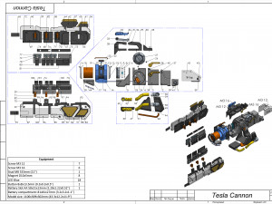 Winston Tesla Cannon - Overwatch - STL CAD bundle - Commercial Use Modello di stampa 3D