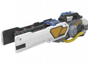 Winston Tesla Cannon - Overwatch - STL CAD bundle - Commercial Use 3D प्रिंट मॉडल