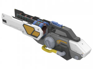 Cannone Winston Tesla - Overwatch - Pacchetto CAD STL - Uso commerciale Modello di stampa 3D