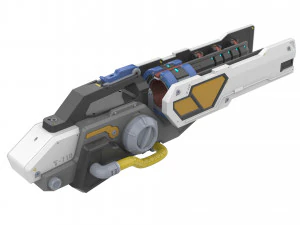 Cannone Winston Tesla - Overwatch - Pacchetto CAD STL - Uso commerciale Modello di stampa 3D