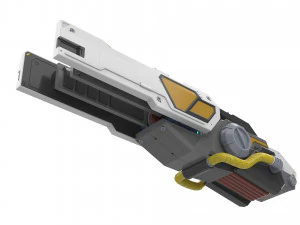 Cannone Winston Tesla - Overwatch - Pacchetto CAD STL - Uso commerciale Modello di stampa 3D