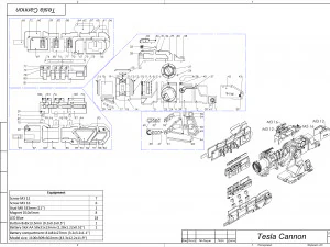 Cannone Winston Tesla - Overwatch - Pacchetto CAD STL - Uso commerciale Modello di stampa 3D