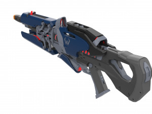 Widowmaker Original Skin - Overwatch - Printable - STL OBJ CAD bundle - Commercial Use Model do druku 3D