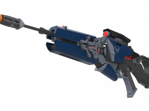 Widowmaker Original Skin - Overwatch - Stampabile - Pacchetto CAD STL OBJ - Uso commerciale Modello di stampa 3D