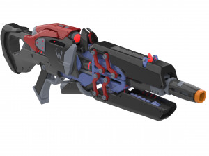 Widowmaker Noire Skin - Overwatch - Printable - STL OBJ CAD bundle - Commercial Use 3D Baskı Modeli