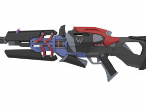 Widowmaker Noire Skin - Overwatch - Printable - STL OBJ CAD bundle - Commercial Use 3D Baskı Modeli