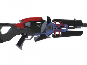Widowmaker Noire Skin - Overwatch - Printable - STL OBJ CAD bundle - Commercial Use 3D Baskı Modeli