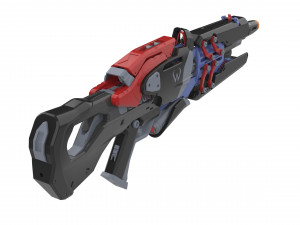 Widowmaker Noire Skin - Overwatch - Printable - STL OBJ CAD bundle - Commercial Use 3D Baskı Modeli