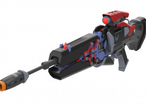 Widowmaker Noire Skin - Overwatch - Printable - STL OBJ CAD bundle - Commercial Use 3D Baskı Modeli