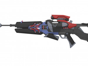 Widowmaker Noire Skin - Overwatch - Printable - STL OBJ CAD bundle - Commercial Use 3D Baskı Modeli