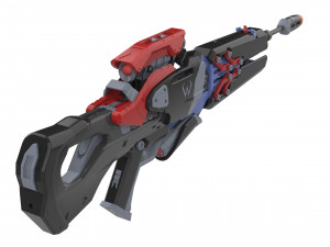 Widowmaker Noire Skin - Overwatch - Printable - STL OBJ CAD bundle - Commercial Use 3D Baskı Modeli