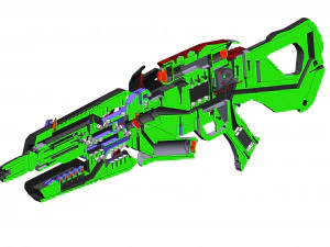 Widowmaker Noire Skin - Overwatch - Stampabile - Pacchetto CAD STL OBJ - Uso commerciale Modello di stampa 3D
