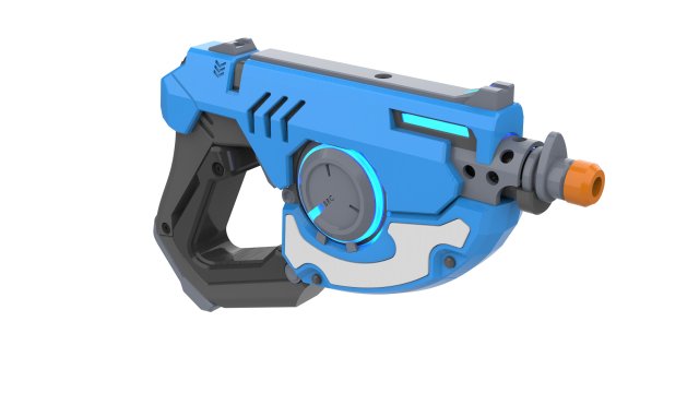 Tracer Blaster Punk Skin - Overwatch - Printable - STL OBJ CAD bundle - Commercial Use 3Dプリントモデル .c4d .max .obj .3ds .fbx .stl .blend 