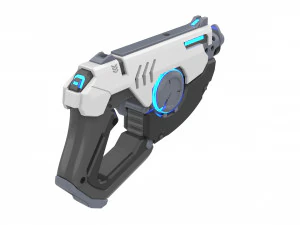 Tracer Blaster Original Skin - Overwatch - Printable - STL OBJ CAD bundle - Commercial Use 3D Print Model