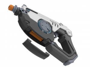 Tracer Blaster Original Skin - Overwatch - Printable - STL OBJ CAD bundle - Commercial Use 3D Принт Модель