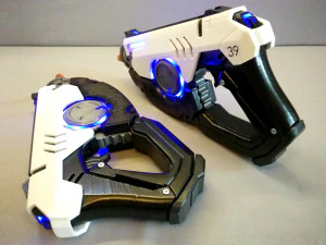 Tracer Blaster Original Skin - Overwatch - Printable - STL OBJ CAD bundle - Commercial Use 3D Print Model