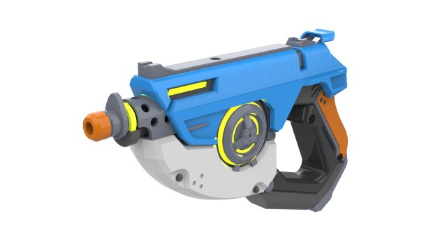 Tracer Blaster Mach T Skin - Overwatch - Printable - STL OBJ CAD bundle - Commercial Use 3D Принт Модель .c4d .max .obj .3ds .fbx .stl .blend 