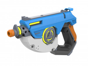 Tracer Blaster Mach T Skin - Overwatch - Printable - STL OBJ CAD bundle - Commercial Use 3D Print Model