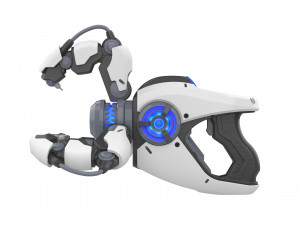 Symmetra Blaster - Overwatch - Printable - STL OBJ CAD bundle - Commercial Use Model do druku 3D