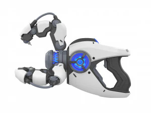 Symmetra Blaster - Overwatch - Printable - STL OBJ CAD bundle - Commercial Use 3D Print Model