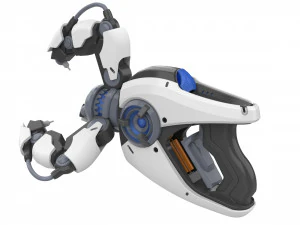 Symmetra Blaster - Overwatch - Printable - STL OBJ CAD bundle - Commercial Use 3D Print Model