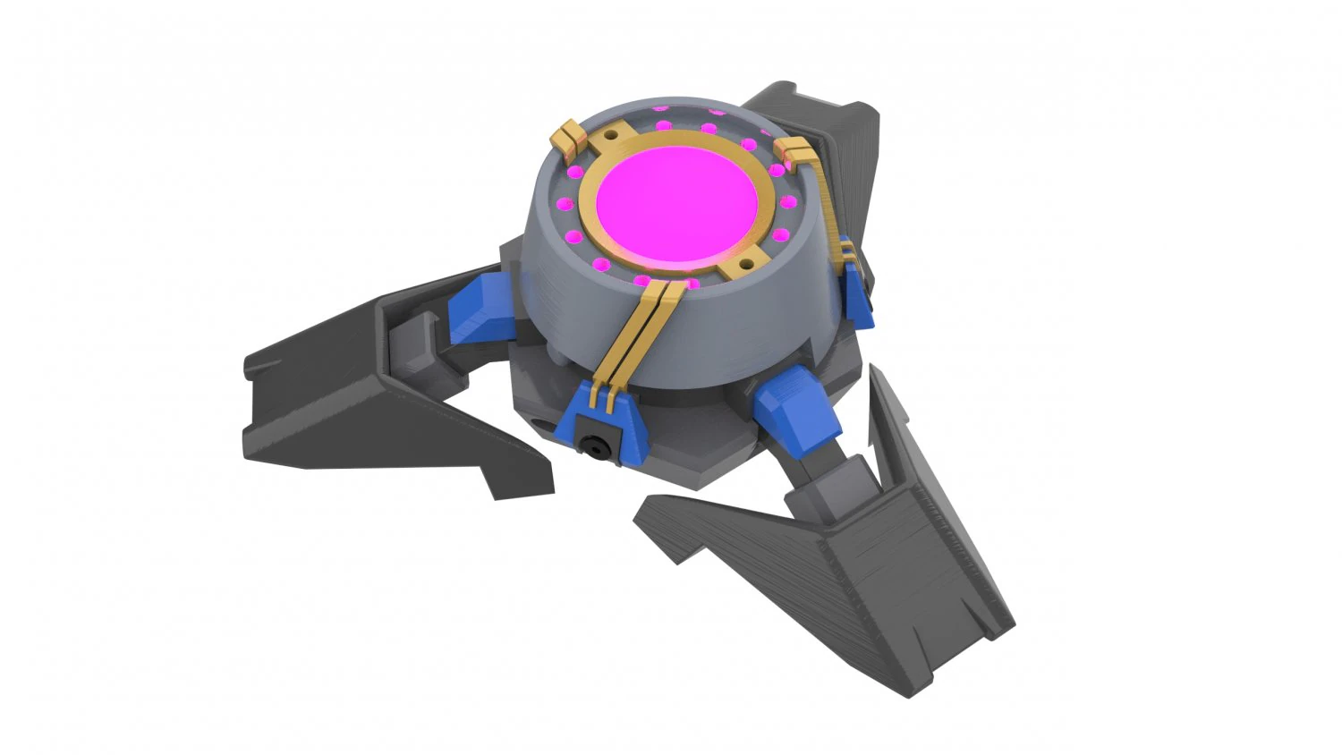 Sombra Translocator - Overwatch - Printable - STL OBJ CAD bundle - Commercial Use 3D Print Model .c4d .max .obj .3ds .fbx .stl .blend 