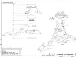 Sombra Translocator - Overwatch - Printable - STL OBJ CAD bundle - Commercial Use 3D Print Model