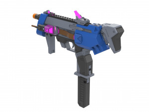Sombra Cannon Original Skin - Overwatch - Printable - STL OBJ CAD bundle - Commercial Use 3D Print Model