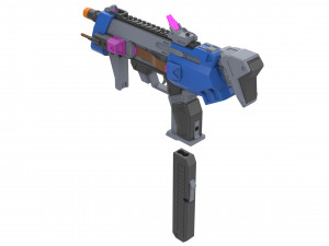 Sombra Cannon Original Skin - Overwatch - Printable - STL OBJ CAD bundle - Commercial Use 3D Print Model