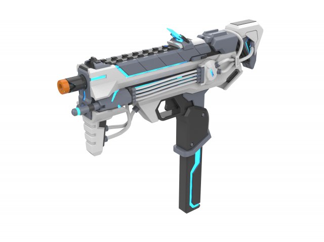 Sombra Cannon Cyberspace Skin - Overwatch - Printable - STL OBJ CAD bundle - Commercial Use 3D Print Model .c4d .max .obj .3ds .fbx .stl .blend 