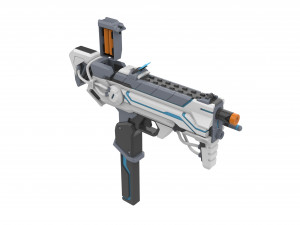 Sombra Cannon Cyberspace Skin - Overwatch - Printable - STL OBJ CAD bundle - Commercial Use 3D Print Model