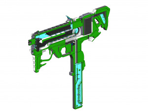 Sombra Cannon Cyberspace Skin - Overwatch - Printable - STL OBJ CAD bundle - Commercial Use 3D Print Model
