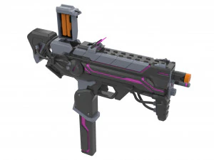 Sombra Cannon Augmented Skin - Overwatch - Imprim&iacute;vel - Pacote STL OBJ CAD - Comercial Modelo de Impressão 3D
