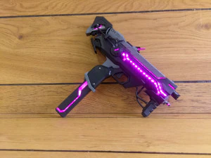 Sombra Cannon Augmented Skin - Overwatch - Imprim&iacute;vel - Pacote STL OBJ CAD - Comercial Modelo de Impressão 3D